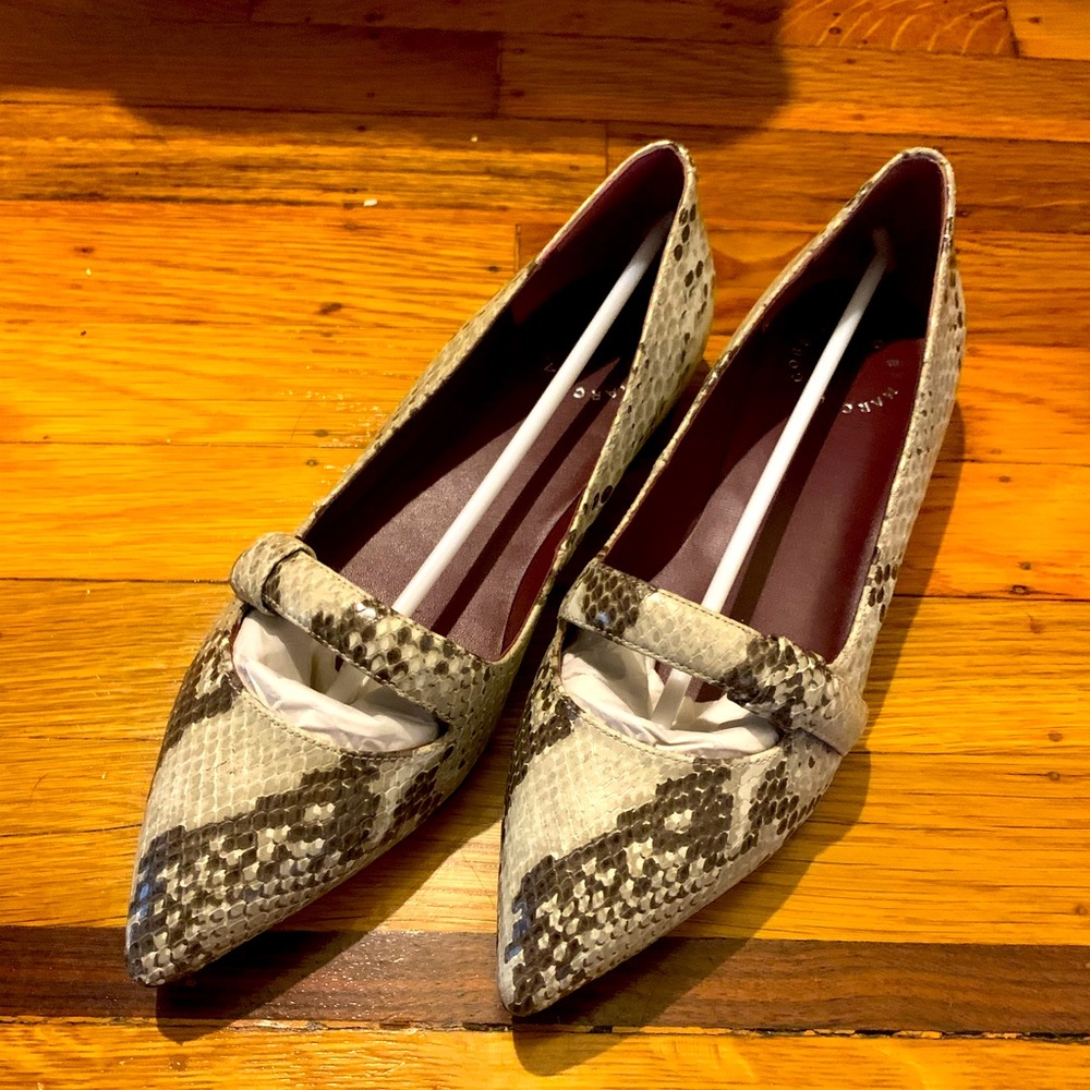 Marc by Marc Jacobs snakeskin flats